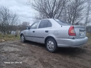 2004 Hyundai Accent ТагАЗ II, серебристый, 225000 рублей, вид 5