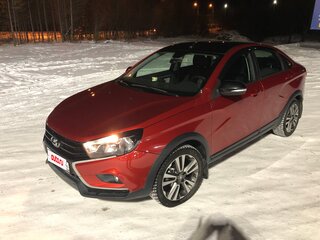 2021 Lada (ВАЗ) Vesta Cross I, красный, 1200000 рублей, вид 1