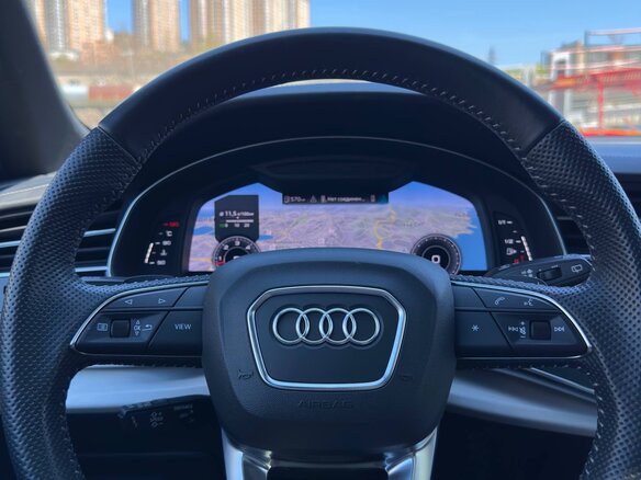 2020 Audi Q8 50 TDI I (4M), чёрный, 6500000 рублей - вид 11