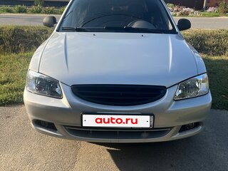 2007 Hyundai Accent ТагАЗ II, серебристый, 370000 рублей, вид 1
