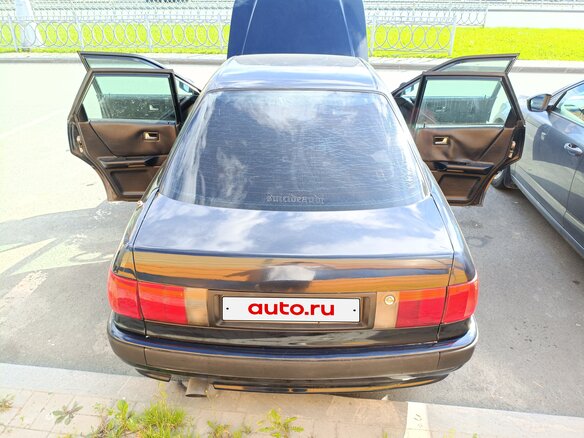 1992 Audi 80 V (B4), синий, 180000 рублей - вид 5