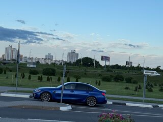 2021 BMW M3 Competition Package VI (G80), синий, 6700000 рублей, вид 2