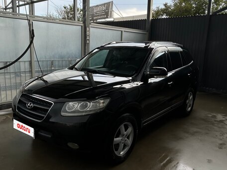 2008 Hyundai Santa Fe II, чёрный, 1000000 рублей, вид 1