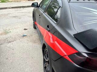 2007 Mitsubishi Lancer X, чёрный, 550000 рублей, вид 3
