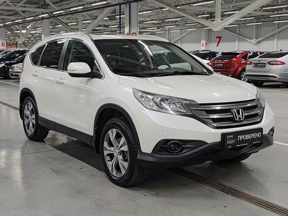 2013 Honda CR-V IV, белый - вид 2