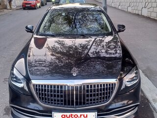2019 Mercedes-Benz Maybach S-Класс 560 I (X222) Рестайлинг, чёрный, 4000000 рублей, вид 1