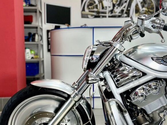 2003 Harley-Davidson V-Rod, серебристый, 1190000 рублей - вид 5