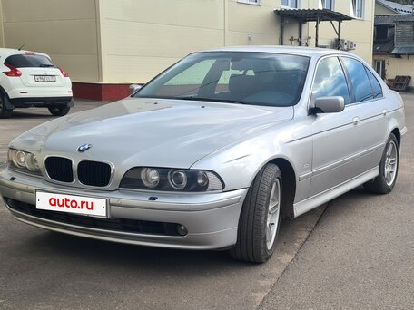 2002 BMW 5 серии 525i IV (E39) Рестайлинг, серый, 830000 рублей, вид 1