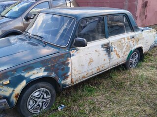 1999 Lada (ВАЗ) 2107, синий, 50000 рублей, вид 3