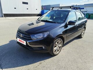 2018 Lada (ВАЗ) Granta I Рестайлинг, чёрный, 449000 рублей, вид 1