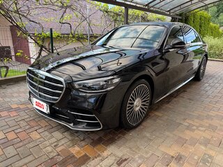 2021 Mercedes-Benz S-Класс 450 Long 4MATIC VII (W223), чёрный, 10900000 рублей, вид 2