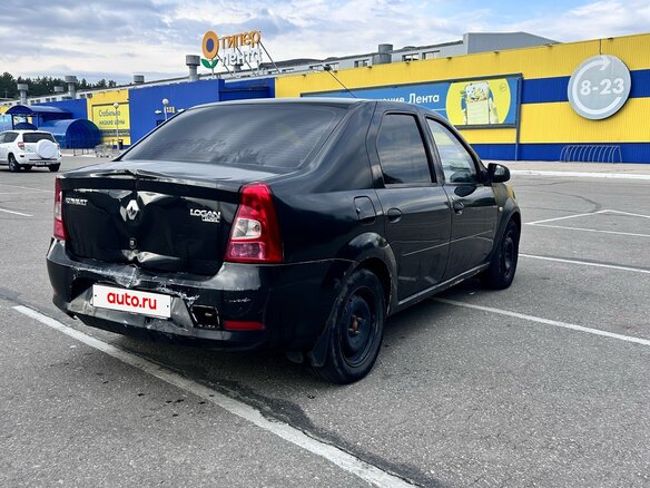 2012 Renault Logan I Рестайлинг, чёрный, 149999 рублей - вид 2