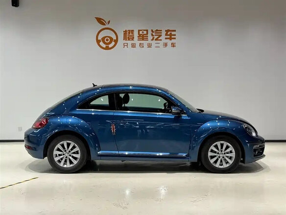 2019 Volkswagen Beetle II (A5), синий - вид 2