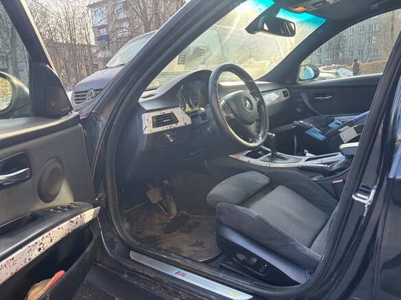 2006 BMW 3 серии 320d V (E90/E91/E92/E93), чёрный, 1200000 рублей - вид 9
