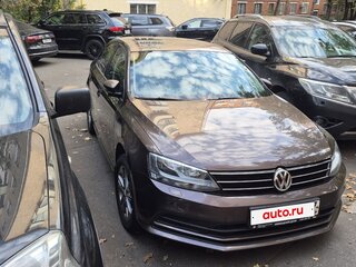 2016 Volkswagen Jetta VI Рестайлинг, коричневый, 1550000 рублей, вид 2