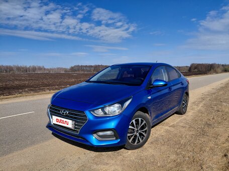 2017 Hyundai Solaris II, синий, 900000 рублей, вид 1
