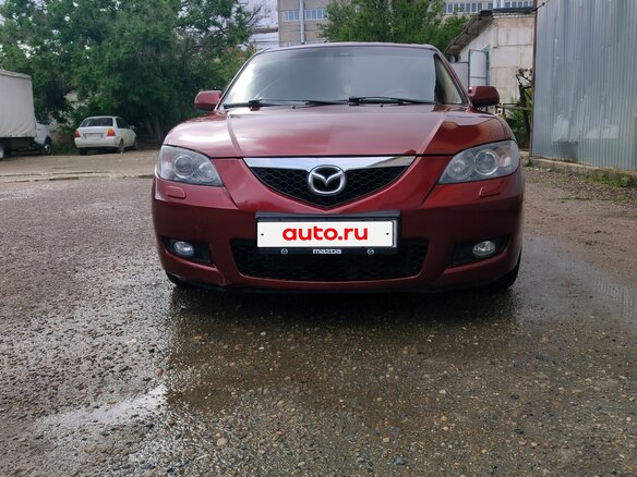 2008 Mazda 3 I (BK) Рестайлинг, красный, 580000 рублей