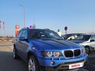 2002 BMW X5 4.6is I (E53), синий, 790000 рублей, вид 5
