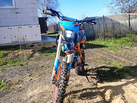 2024 Kayo Evolution YX125EM, синий, 70000 рублей, вид 1