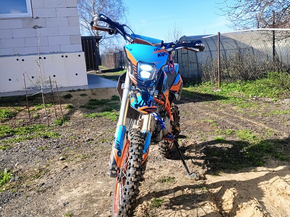 2024 Kayo Evolution YX125EM, синий, 70000 рублей