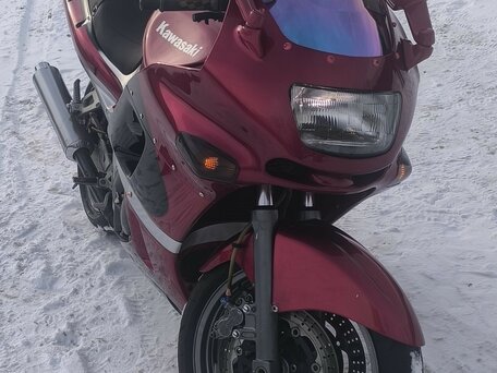 1994 Kawasaki ZZR 400, пурпурный, 250000 рублей, вид 4