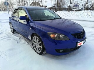 2007 Mazda 3 I (BK) Рестайлинг, синий, 450000 рублей, вид 2