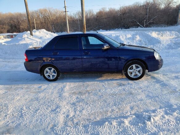 2012 Lada (ВАЗ) Priora I, синий, 340000 рублей - вид 4