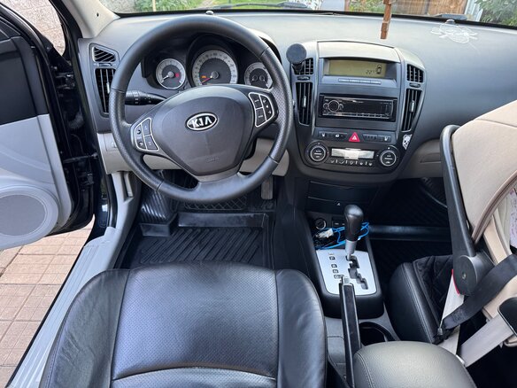 2008 Kia Ceed I, чёрный, 860000 рублей - вид 6