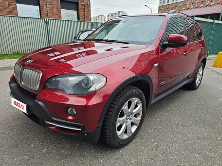 2010 BMW X5 30i II (E70), красный, 1375000 рублей, вид 1