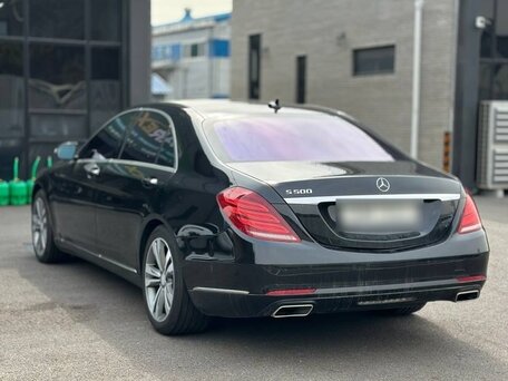 2014 Mercedes-Benz S-Класс 500 Long VI (W222, C217), чёрный, 1500000 рублей, вид 4