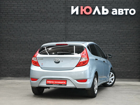 2012 Hyundai Solaris I, синий, 720000 рублей - вид 7