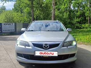 2006 Mazda 6 I (GG) Рестайлинг, серебристый, 640000 рублей, вид 2