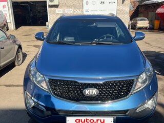 2014 Kia Sportage III Рестайлинг, синий, 1250000 рублей, вид 2
