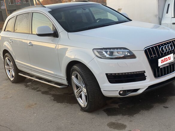 2013 Audi Q7 I (4L) Рестайлинг, белый, 2500000 рублей - вид 3