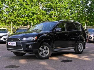 2009 Mitsubishi Outlander II Рестайлинг, чёрный, 705000 рублей, вид 1