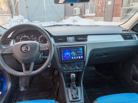 2019 Skoda Rapid I Рестайлинг, синий, 1300000 рублей - вид 3
