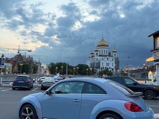 2014 Volkswagen Beetle II (A5), голубой, 2900000 рублей, вид 3