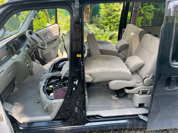 2013 Daihatsu Atrai V Рестайлинг, чёрный, 715000 рублей - вид 6