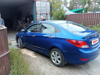 2011 Hyundai Solaris I, синий, 850000 рублей, вид 4