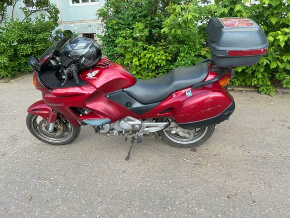 2001 Honda NT650V Deauville, красный, 256000 рублей - вид 7