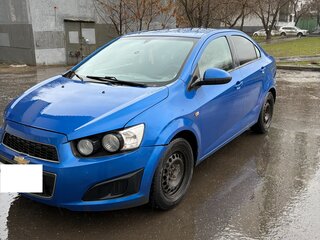2012 Chevrolet Aveo II, синий, 500000 рублей, вид 2