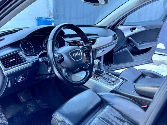 2013 Audi A6 IV (C7), чёрный - вид 7