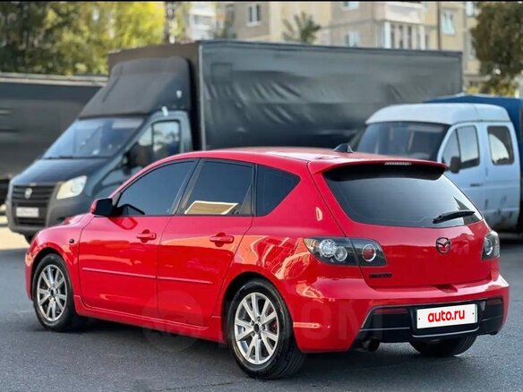 2007 Mazda 3 I (BK) Рестайлинг, красный, 600000 рублей - вид 5