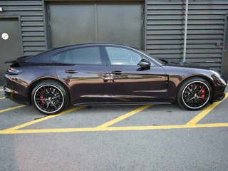 2018 Porsche Panamera Turbo II, фиолетовый, 7450000 рублей, вид 2