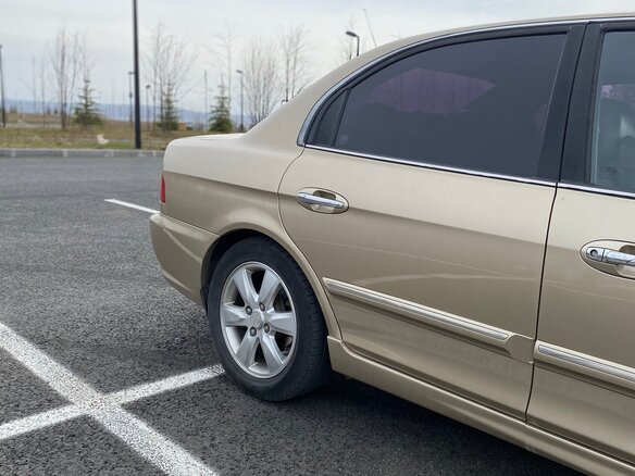2002 Kia Magentis I, золотистый, 200000 рублей - вид 6