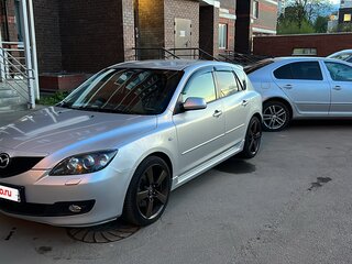2008 Mazda 3 I (BK) Рестайлинг, серебристый, 870000 рублей, вид 2