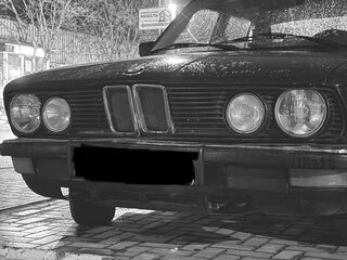 1986 BMW 5 серии 524d II (E28), чёрный, 275000 рублей, вид 1