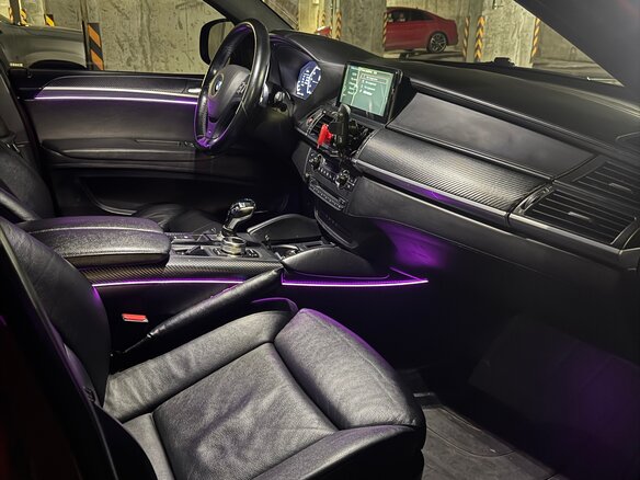 2012 BMW X6 30d I (E71) Рестайлинг, синий, 2449000 рублей - вид 10