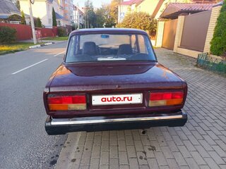 2007 Lada (ВАЗ) 2107, пурпурный, 93000 рублей, вид 5