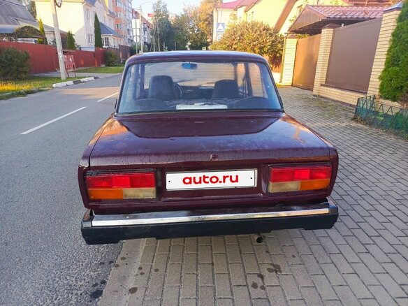 2007 Lada (ВАЗ) 2107, пурпурный - вид 4